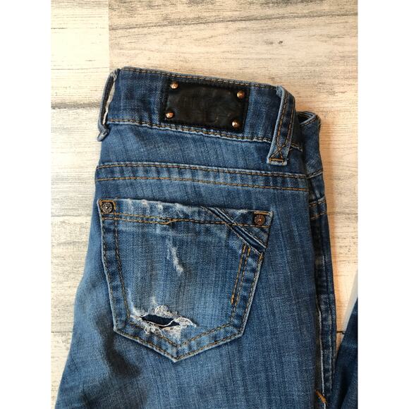 Women's Buckle Black Skinny Jeans 25 x 34 Fit no. 53 - Picture 2 of 4